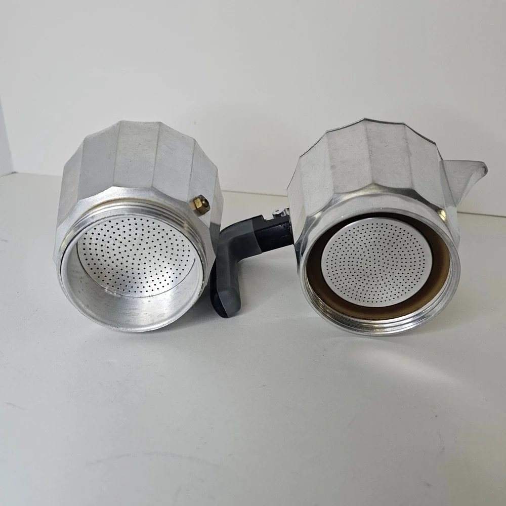 BRA Aluminum 6 cup Espresso Maker Moka Pot Stovetop Coffee